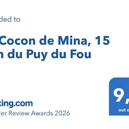 Le Cocon De Mina, 15 Min Du Puy Du Fou Apartamento